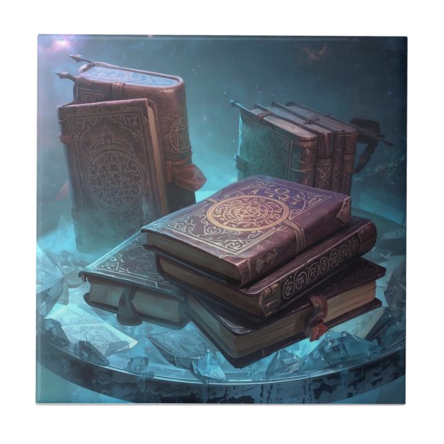Spellbooks of the Cosmic Vault Kakelplatta (Framsidan)