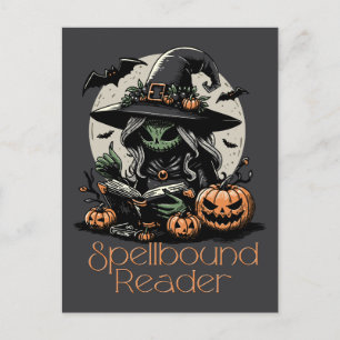 Spellbound Reader Witch Vykort