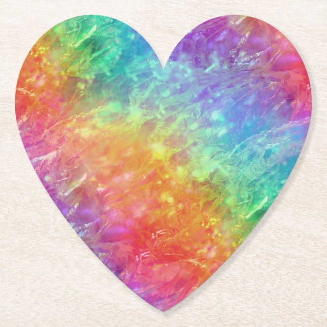 Spellcaster - levande kristallregnbåge: underlägg papper (Framsida)