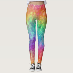 Spellcaster - levande regnbåge i form av: leggings
