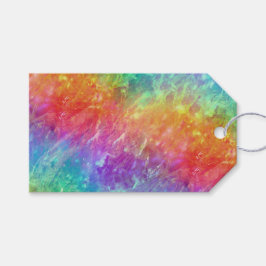 spellcaster - vivid crystal rainbow : gift tags presentetikett