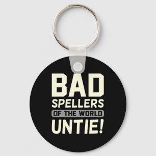 Spellers of the World Untie Dyslexia Awareness Gra Nyckelring