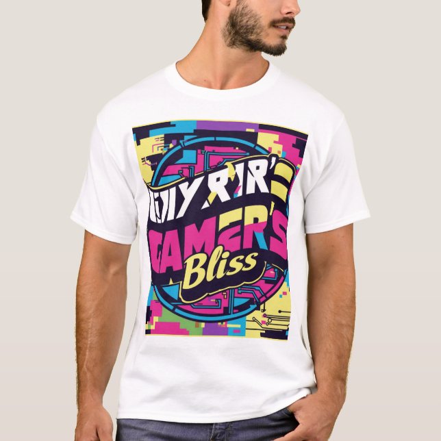 Spellets T-Shirt-design (Zazzle) - nivå upp till d T Shirt (Framsida)