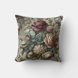 Spellhound - Gothic Blommigt Baroque Dekorativ kud Kudde