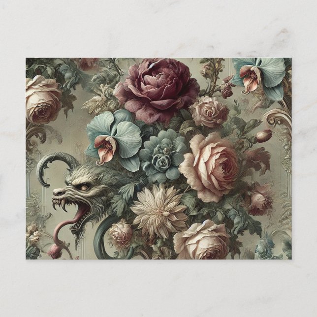 Spellhound - Gothic Victorian Helg Vykort (Framsida)