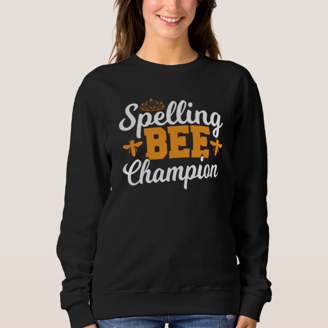 Spelling Bee Winnner Spell Words Spelling Bee Cham T Shirt (Framsida)
