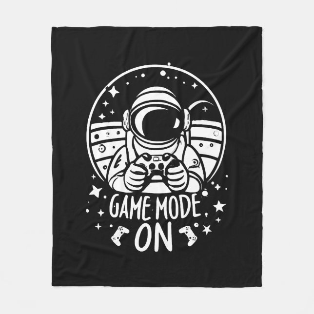 Spellläge astronaut fleecefilt (Framsidan)
