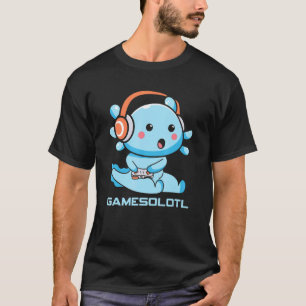 Spellolotl videospelare Axolotl-spel T Shirt
