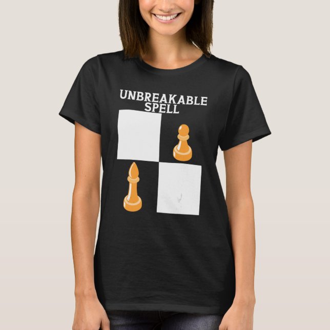 Spellschack Pawn Bishop Chess Player B T Shirt (Framsida)
