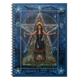 Spellweaver anteckningsbok (beställnings- blått)