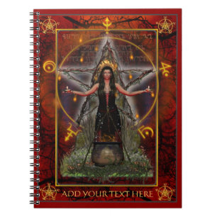 Spellweaver anteckningsbok (den röda med spiral