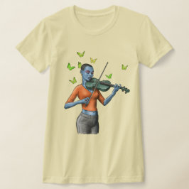 Spelman Dreamscape - Girl and Butterflies T Shirt