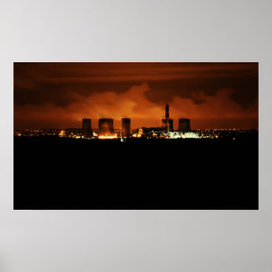 Spelman Ferry Power Station Poster
