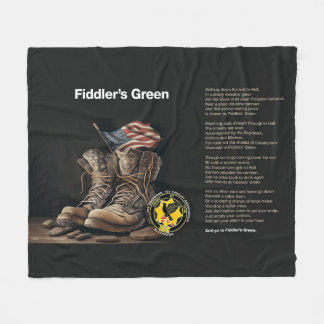 Spelmän Grönt Fleece Blanket