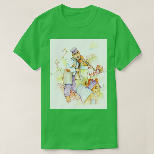 Spelmannen vid Tak T Shirt (Design framsida)