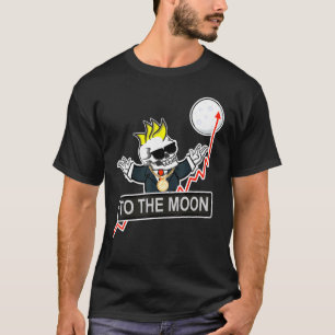 Spelmärken till Måne Aktien WSB-medlemshandlaren T Shirt