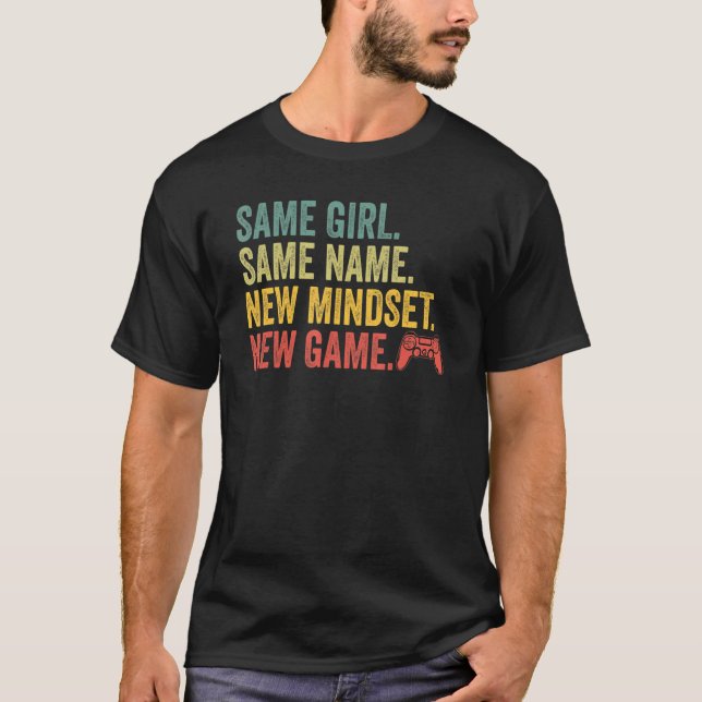 Speloffertspelsspelarens flickor Pun-textdesign T Shirt (Framsida)