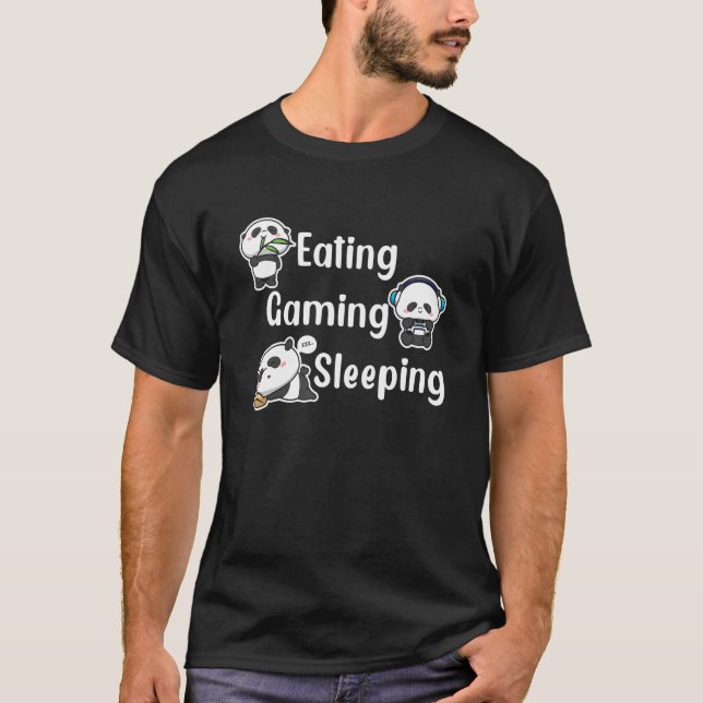 Spelpagesbjörn Bamboo Gaming G T Shirt (Framsida)