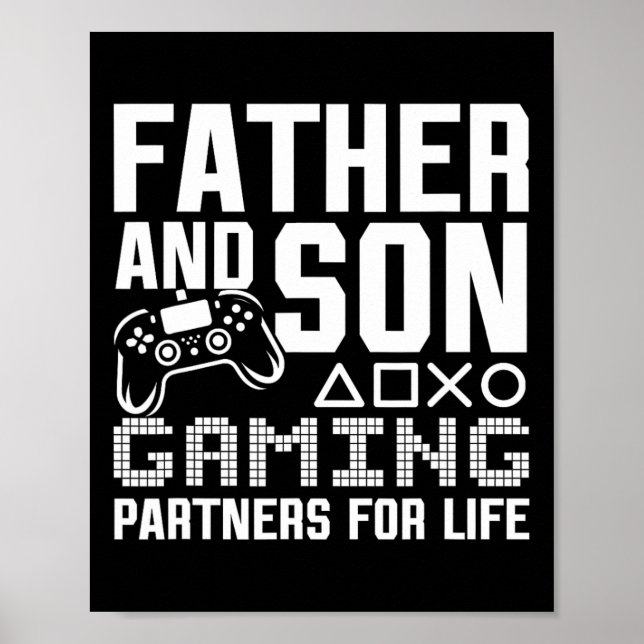 Spelpartners i far och Son för livets fantastiska  Poster (Framsidan)