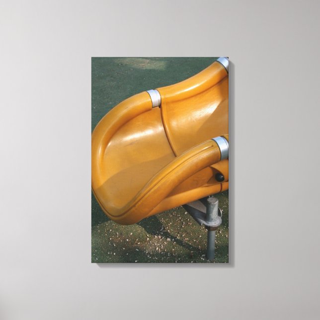 Spelplan för underordnade 32-Gulters bildarbetsyta Canvastryck (Framsida)