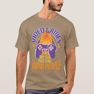 Spelplats Endast laglig plats pojke vintage T Shirt