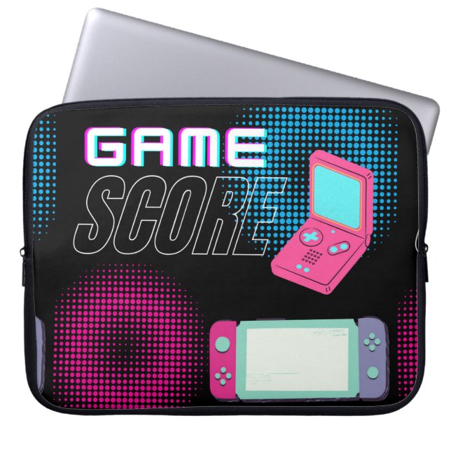 spelpoäng, videogamer laptop fodral (Framsidan)