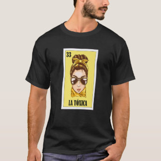 Spelpremium för La toxa Mexican Lottery Bingo Card T Shirt