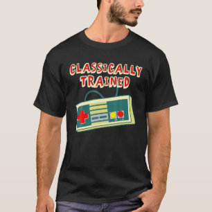 Spelpresenter med klassiskt utbildad spelentusiast t shirt