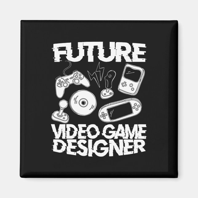 Spelprogrammering för barn Framtida videospelsdesi Magnet (Framsidan)