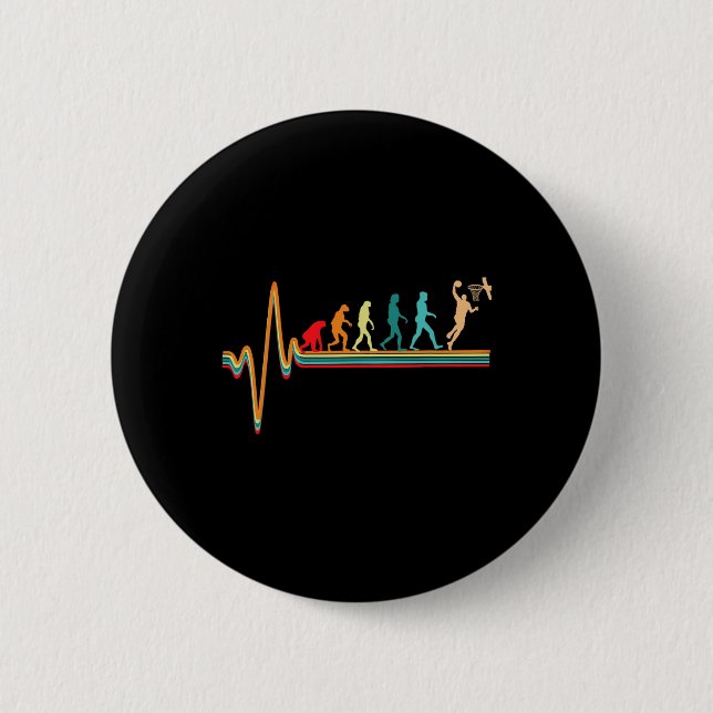 Spelpulsslag i Evolution Basketball Player Boll Knapp (Framsida)