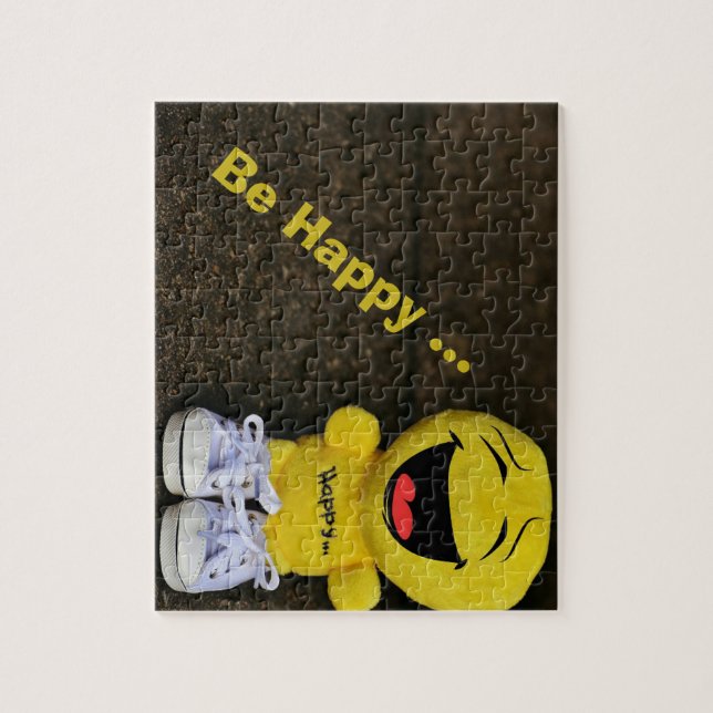 Spelpussel i lycklig pussel (Vertikal)