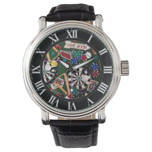 Spelrum Darts Billiards Cards Wrist Armbandsur