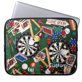 Spelrum Darts Billiards-kort Laptop sleeve