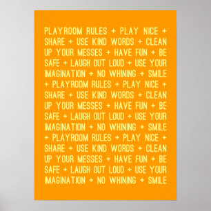 Spelrum Regler Poster
