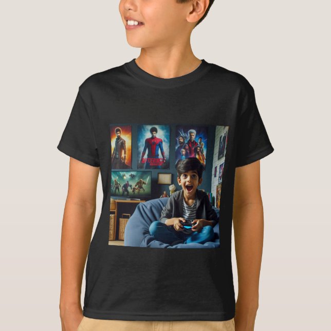 SpelsagaT-Shirt T Shirt (Framsida)