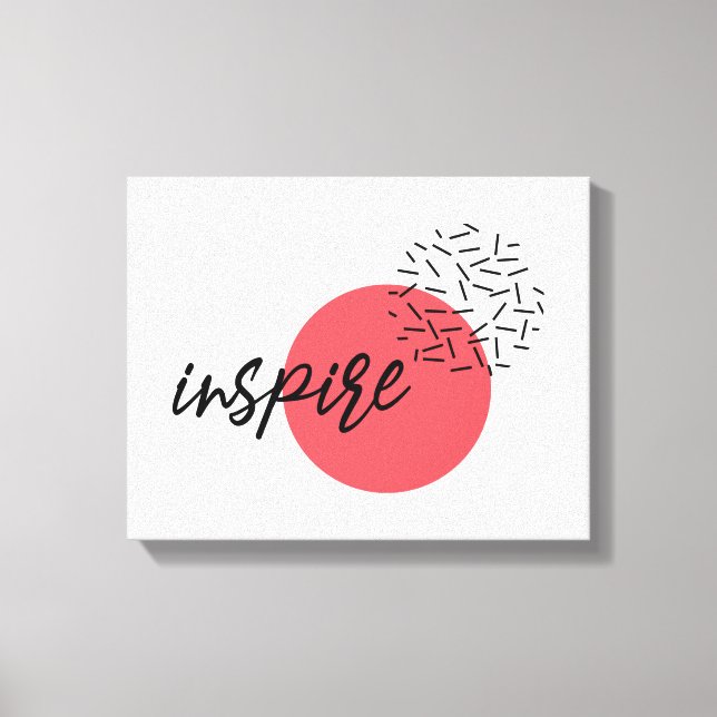 Spelsam, söt, modern, enkel design av Inspire Canvastryck (Framsida)