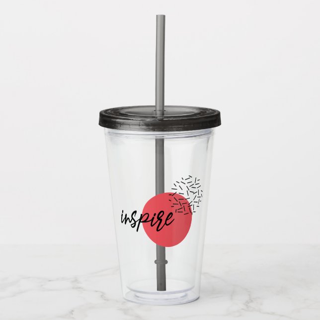 Spelsam, söt, modern, enkel design av Inspire Take Away Mugg (Framsida)