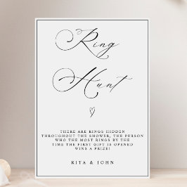 Spelsignatur för Ring Hunt-Möhippa Poster