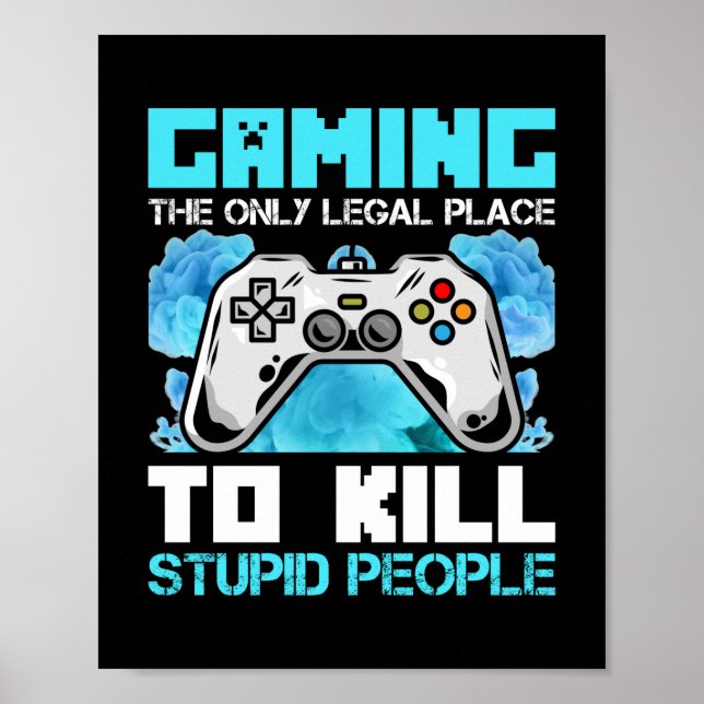Spelspel är det enda lagliga Ställen Poster (Framsidan)