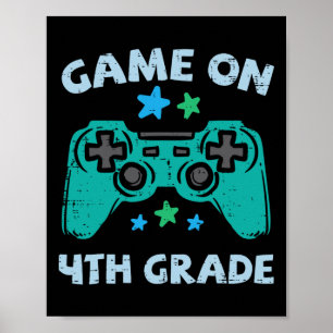 Spelspel den 4:e Klassen, den fjärde första skolan Poster