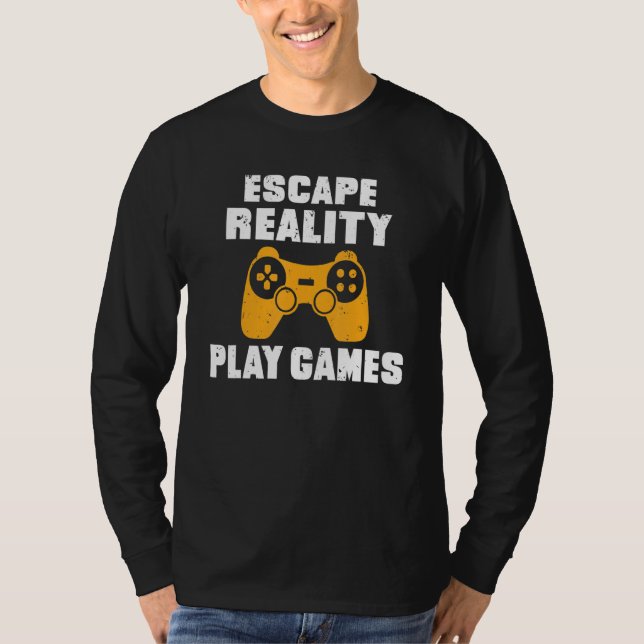 Spelspel för Escape Reality Play T Shirt (Framsida)