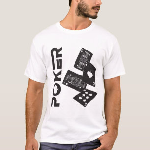 Spelspel för spelkasino-Bära för spelkort T Shirt