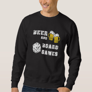 Spelspel i Beer Gamer Gaming Geek Nerd Backga Lång Ärmad Tröja
