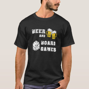 Spelspel i Beer Gamer Gaming Geek Nerd Backga T Shirt