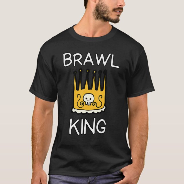 Spelspel i Brawl Kung-brawling T Shirt (Framsida)