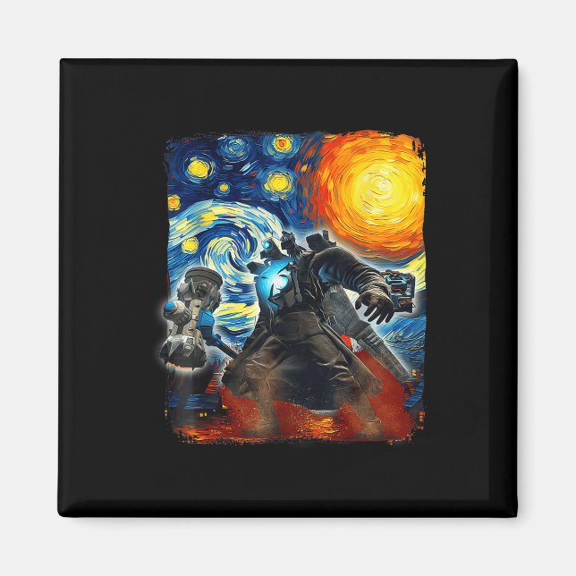 Spelspel i Cameraman Video Game Graphic Gamer Meme Magnet (Framsidan)