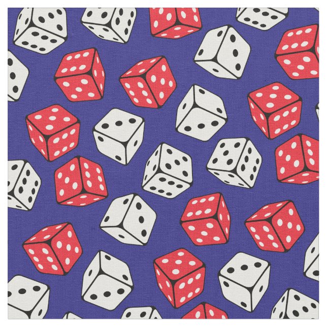 Spelspel i Dice Board Gambling Tyg (Närbild)