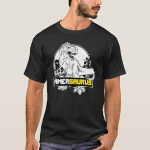 Spelspel i Gamersaurus Dinosaur Video Game T Shirt