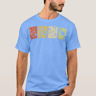 Spelspel i Retro Graphic Board Dice Game Nig T Shirt