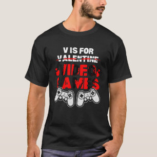 Spelspel i Valentines day Joke Manar Kvinnor i spe T Shirt
